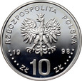 10. Polska, III RP, 10 złotych 1998, Zygmunt III Waza, Półpostać