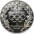 USA, 1 dolar 1988 S, Olimpiada Seoul, PROOF