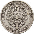 25. Niemcy, Prusy, Wilhelm I, 2 marki 1876 A