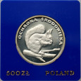 32. Polska, PRL, 500 złotych 1985, Ochrona Środowiska - Wiewiórka