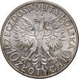 Polska, II RP, 10 złotych 1932, Głowa Kobiety