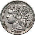 Peru, peseta 1880 B, kropka po literze B