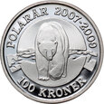 Dania, Małgorzata II, 100 koron 2007, Rok Polarny