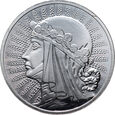 55. Polska, III RP, medal Głowa Kobiety, 1 Oz Ag999