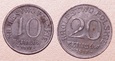 10 fenigów i 20 fenigów 1917 - ładne