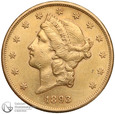 1598. USA 20 dolarów 1893-S, st.~3+