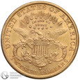 1598. USA 20 dolarów 1893-S, st.~3+