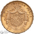 1611. Belgia 20 franków 1882 LW, st.2+/1-