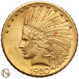 726. USA 10 dolarów 1910-D st.2