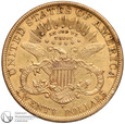 1599. USA 20 dolarów 1894-S, st.~3+
