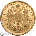 1519. Austria 10 koron 1905, st.2/2+