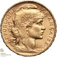 771. Francja 20 franków 1909 st.2/2+
