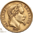 765. Francja 20 franków 1864-A st.3+