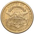 1458. USA 20 dolarów 1879-S, st.~4+