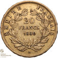 762. Francja 20 franków 1860-A st.3