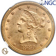8705. USA 10 dolarów 1880 - NGC MS60