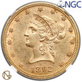 8706. USA 10 dolarów 1892 - NGC MS61