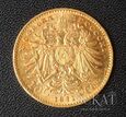 Złota moneta 10 Koron 1911 r. - typ: ST. SCHWARTZ - Austria