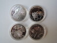 Lot. 4 monet 10 złotych - Ateny 2004 r. Niemcy i Turyn 2006 r. 
