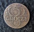 Moneta 5 groszy 1928 r. - II RP.