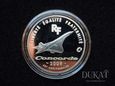 Srebrna moneta 10 euro 2009 rok Concorde - Francja.