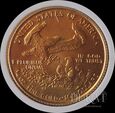 Złota moneta 10 Dolarów USA - 1987 r. - Rzymska data