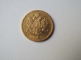 Złota moneta 5 rubli 1901 r. - FZ - Mikołaj II - Rosja - Petersburg