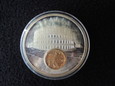 Medal okolicznościowy + moneta 50 Lirów - Włochy.