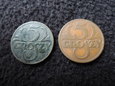 Lot. 2 sztuk monet 5 groszy 1925 i 1931 rok.