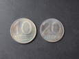 Monety: 10 zł 1988 r. + 20 zł 1989 r. - Polska - PRL