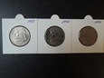 3 sztuki monet 10 złotych Mały Kościuszko 1969-1973 rok.