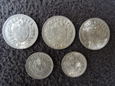 Lot. 5 sztuk monet  Rappen 1942,1945,1946 rok.