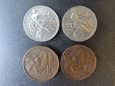 Lot. 4 sztuk monet Centesimi - Włochy.