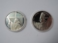 Lot 2 szt. srebrnych monet 10 zł Jan Paweł II - 1997, 1998