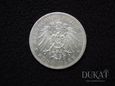 Srebrna moneta 5 Marek 1901 r. - Wilhelm II - Prusy - Niemcy
