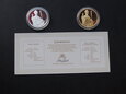 Kolekcja dwóch numizmatów - Pontyfikat Jana Pawła II - srebro 999
