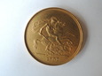 Moneta złota 5 funtów Edward VII - 1902 rok. 