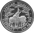 Zambia - 5.000 kwacha 2003 - słonie - proof