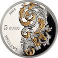 Łotwa - 5 euro 2014 - Barok Kurlandii