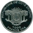 Ivory Coast - 1000 franków 2010 - kontynent nadzieji