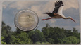 Łotwa - 2 euro 2015 - bocian czarny 