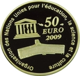 50 EURO 2009 - FRANCJA - UNESCO - KREML MOSKWA - STAN L