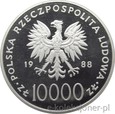 10000 ZŁOTYCH 1988 - X LAT PONTYFIKATU - MENNICZA