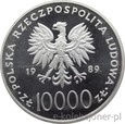 10000 ZŁOTYCH 1989 - JAN PAWEŁ II MOZAIKA - MENNICZA - PROMO