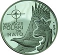 NUMIZMAT WEJŚCIE PL DO NATO - 28,41g Ag925 - MEN