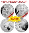 Zadwórze + Kopernik + Żołnierze Niezłomni + Inka - 4 monety z 2017