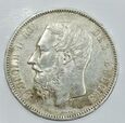 Belgia, 5 franków 1876 Leopold II