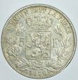 Belgia, 5 franków 1876 Leopold II