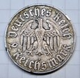 Niemcy - Trzecia Rzesza 2 reichsmarki, 1933 450 ur. Marcin Luter 