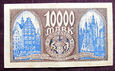 J1717 Wolne Miasto Gdańsk WMG 10000 marek 1923